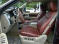 Chaparral Leather/Camel Front Seat Photo for 2009 Ford F150 #68676625