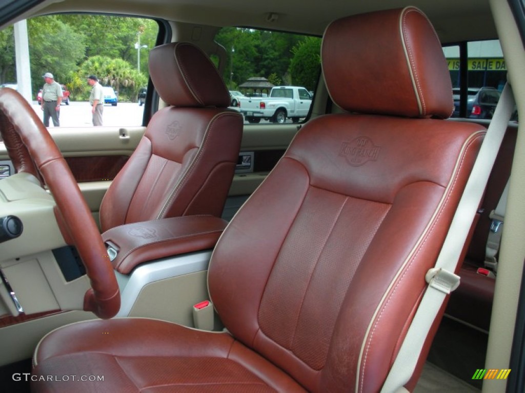 Chaparral Leather/Camel Interior 2009 Ford F150 King Ranch SuperCrew 4x4 Photo #68676634