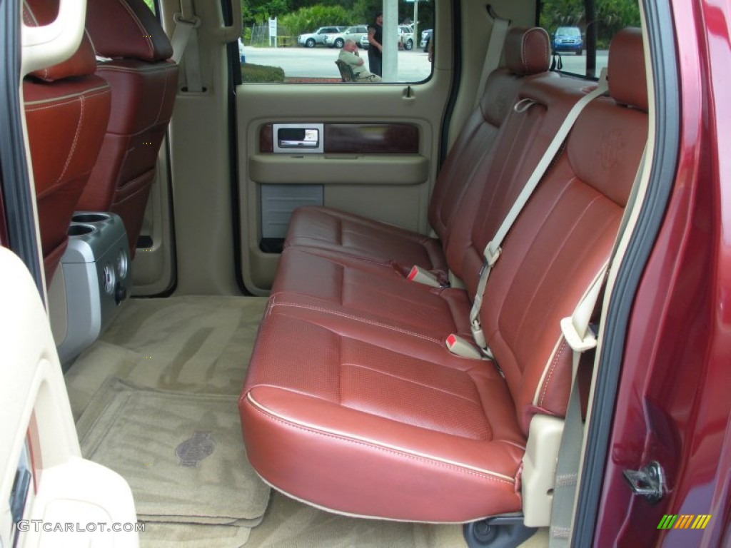 Chaparral Leather/Camel Interior 2009 Ford F150 King Ranch SuperCrew 4x4 Photo #68676643