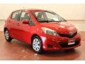 2012 Absolutely Red Toyota Yaris L 5 Door  photo #1