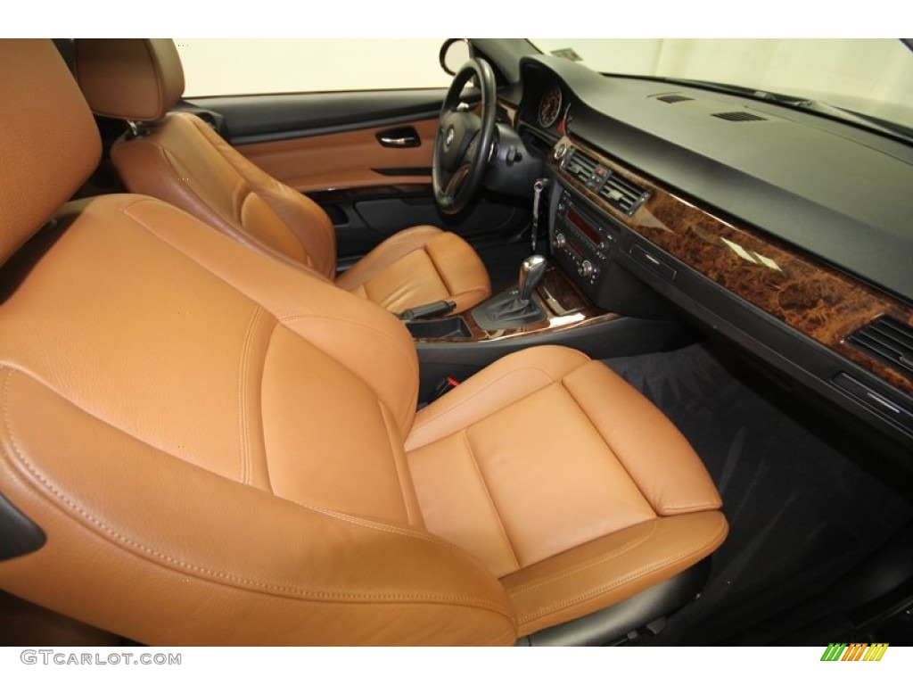 2009 3 Series 328i Coupe - Black Sapphire Metallic / Saddle Brown Dakota Leather photo #32