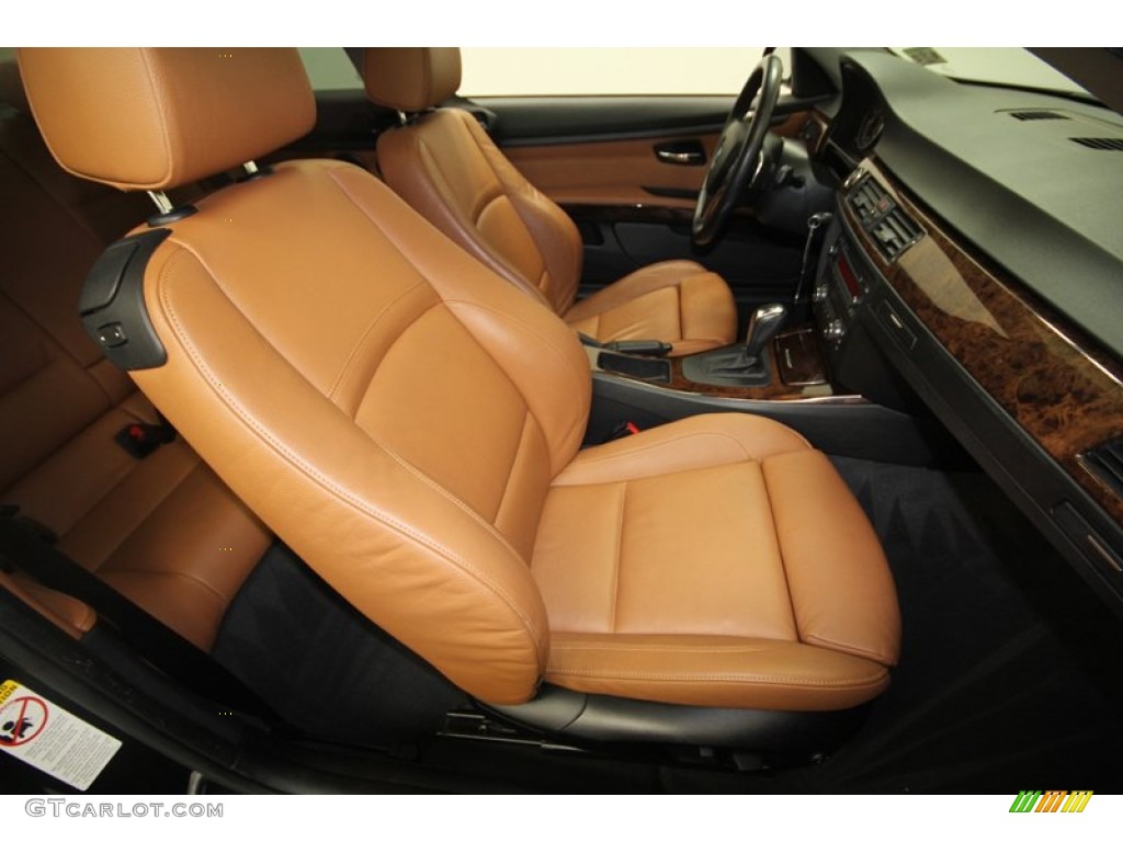 2009 3 Series 328i Coupe - Black Sapphire Metallic / Saddle Brown Dakota Leather photo #35