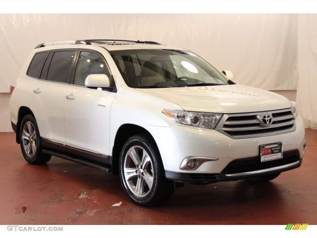 2011 Highlander Limited 4WD - Blizzard White Pearl / Sand Beige photo #1