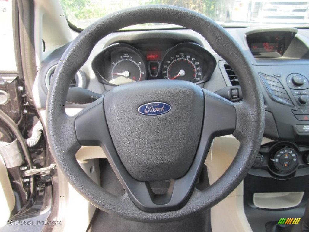 2011 Ford Fiesta S Sedan Steering Wheel Photos