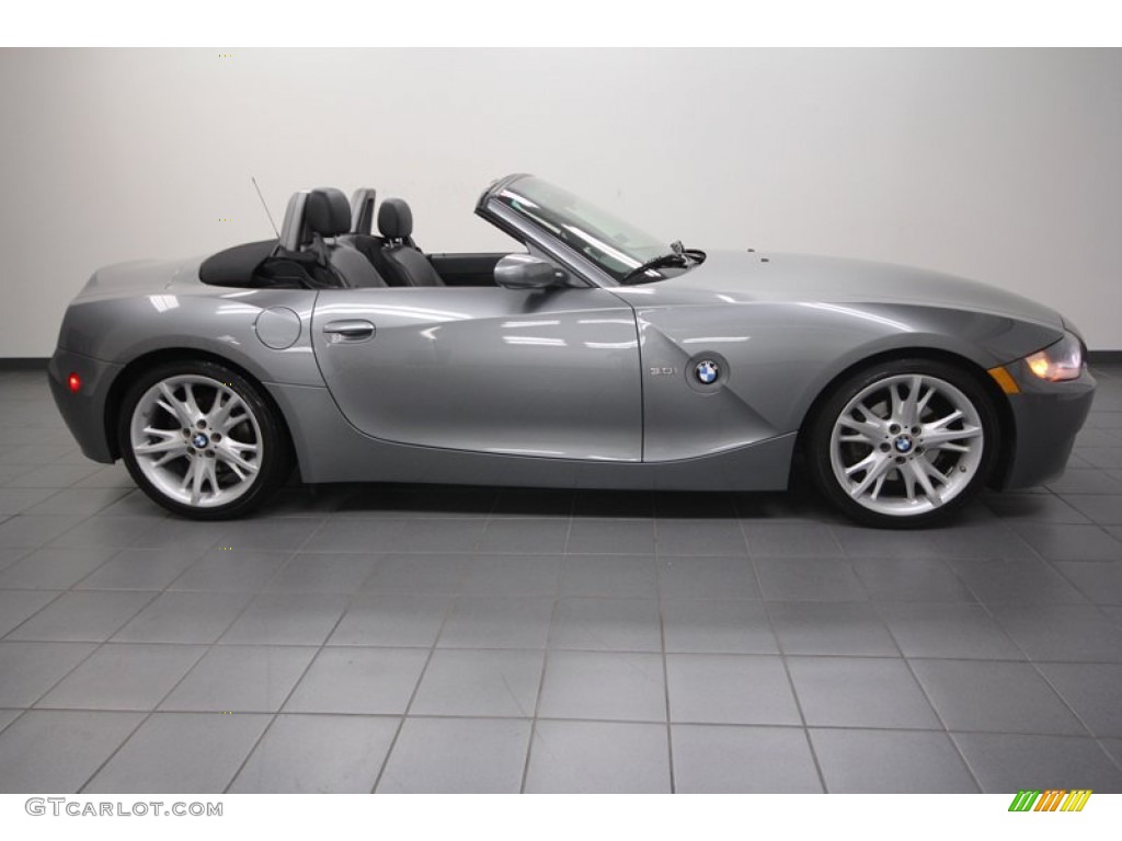 2008 Z4 3.0i Roadster - Space Grey Metallic / Black photo #7