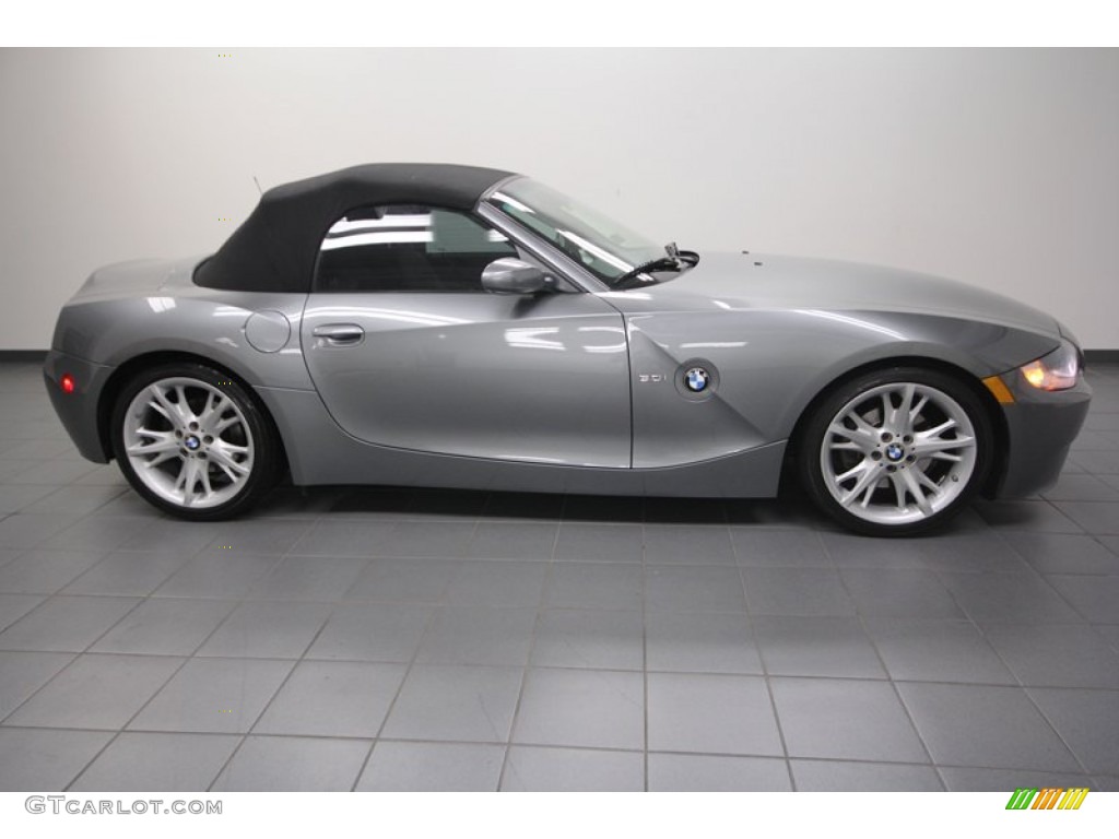 2008 Z4 3.0i Roadster - Space Grey Metallic / Black photo #8