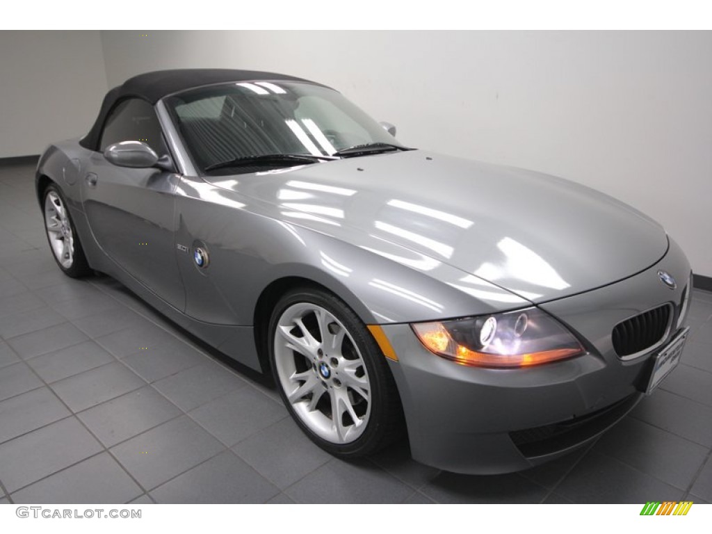 2008 Z4 3.0i Roadster - Space Grey Metallic / Black photo #9