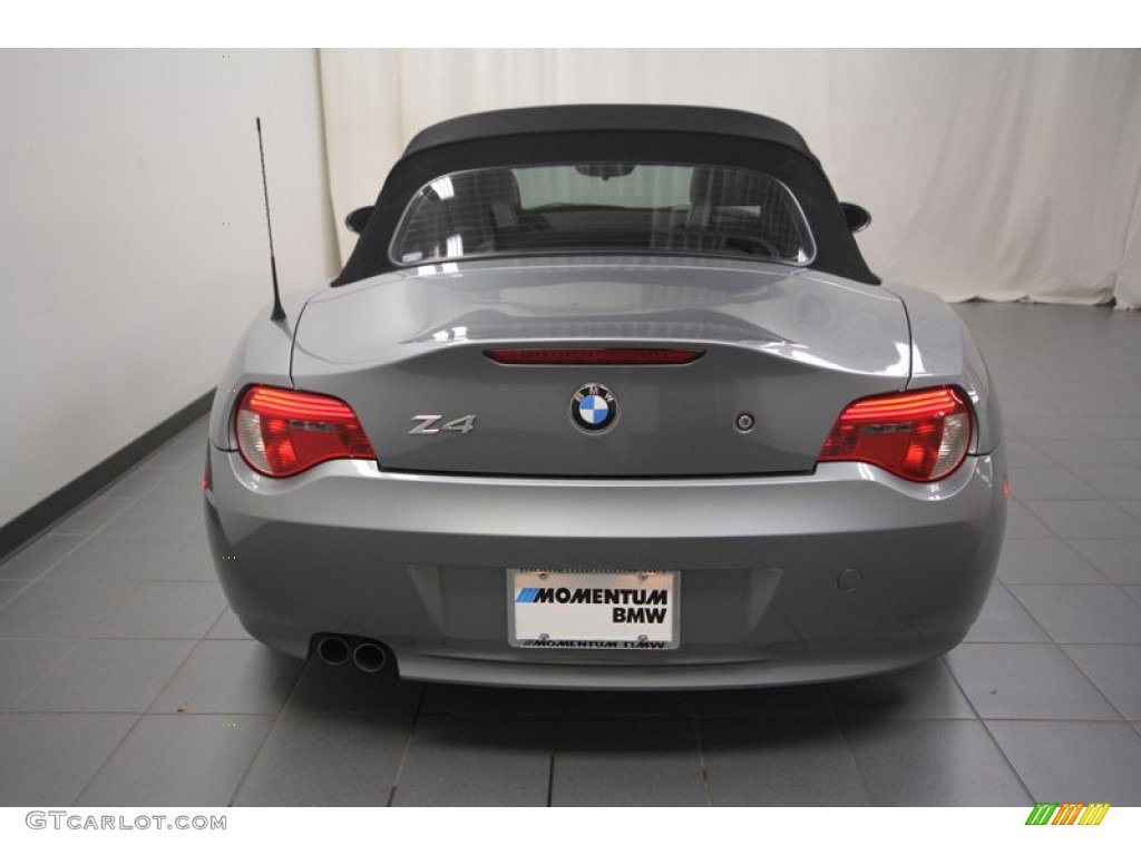 2008 Z4 3.0i Roadster - Space Grey Metallic / Black photo #13