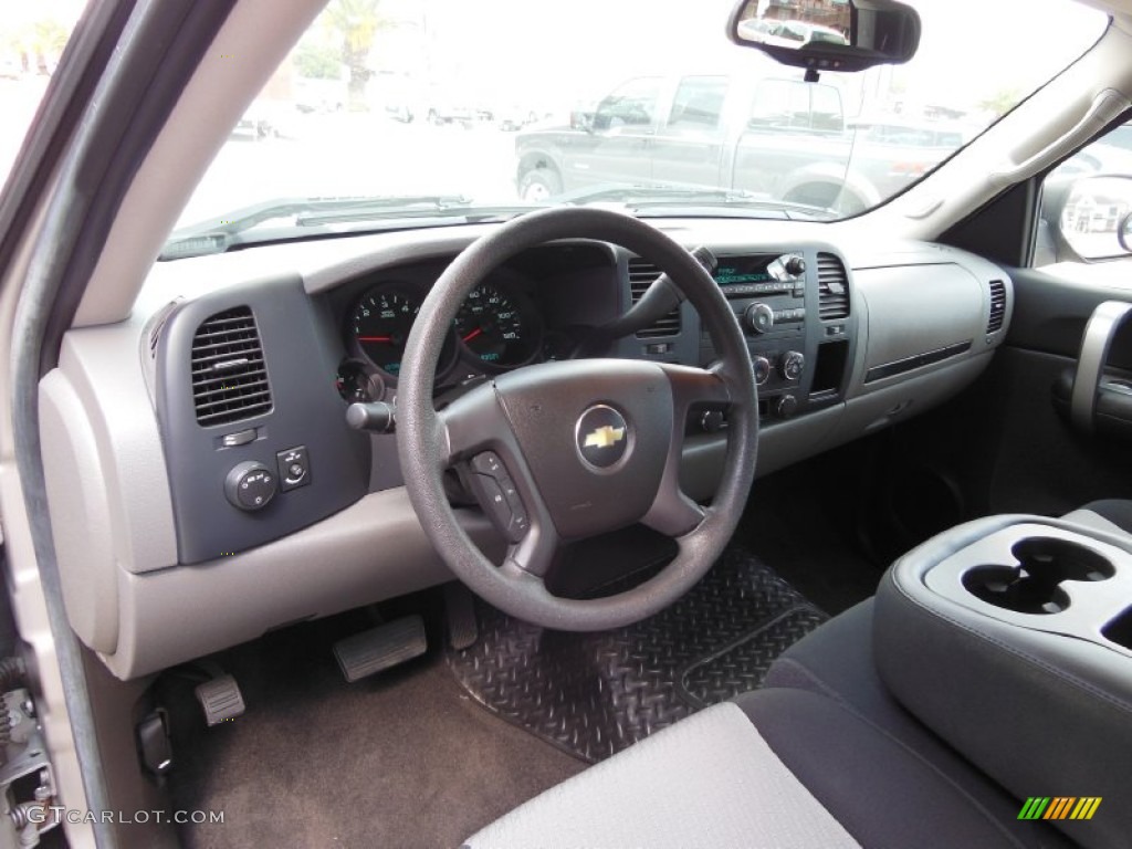 2008 Silverado 1500 LS Extended Cab - Silver Birch Metallic / Dark Titanium photo #12