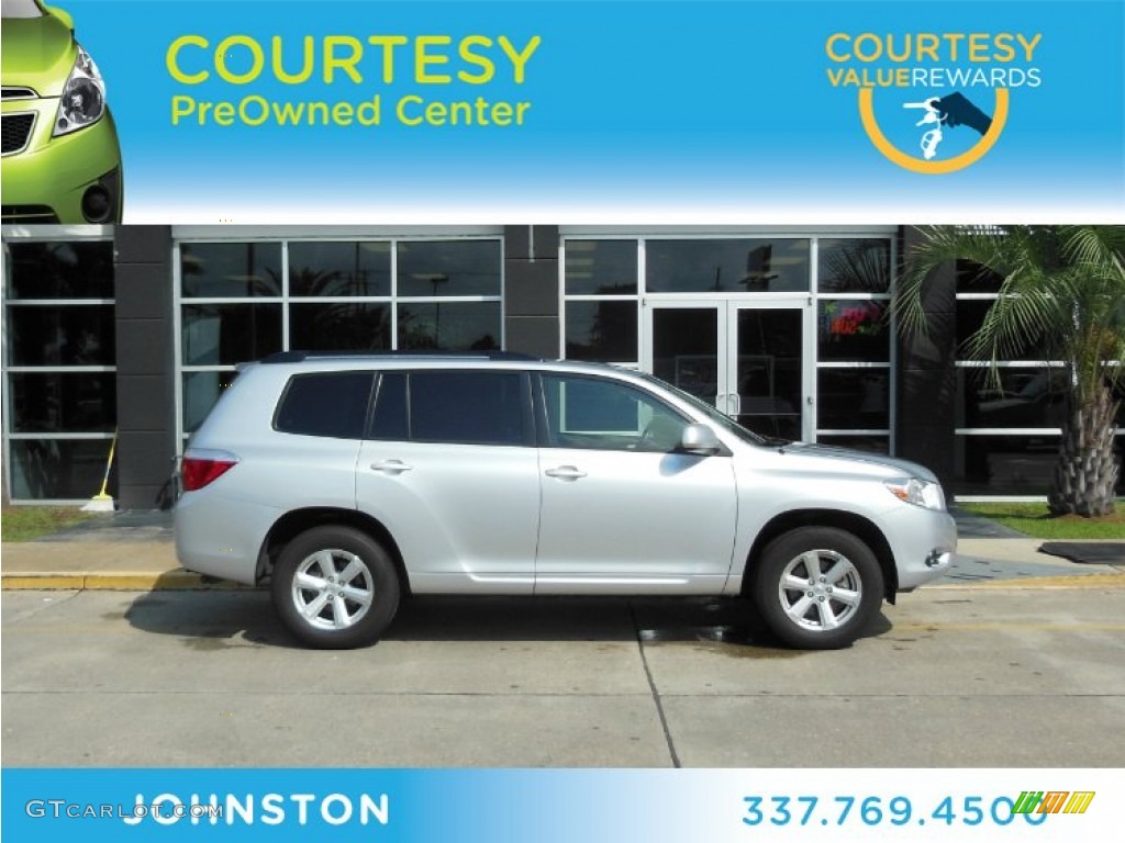 2010 Highlander V6 - Classic Silver Metallic / Ash photo #1