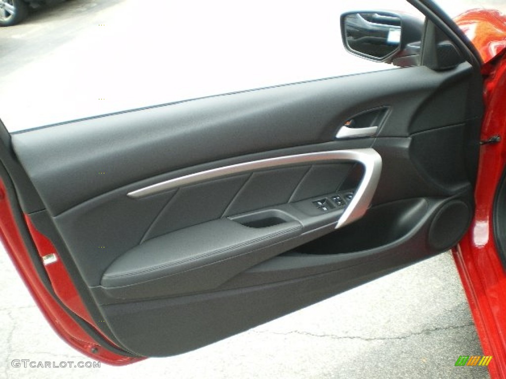 2009 Accord EX-L V6 Coupe - San Marino Red / Black photo #19