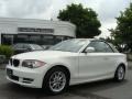 2011 Alpine White BMW 1 Series 128i Convertible  photo #2