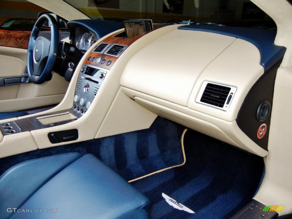 2006 DB9 Volante - Midnight Blue / Blue/Beige photo #26