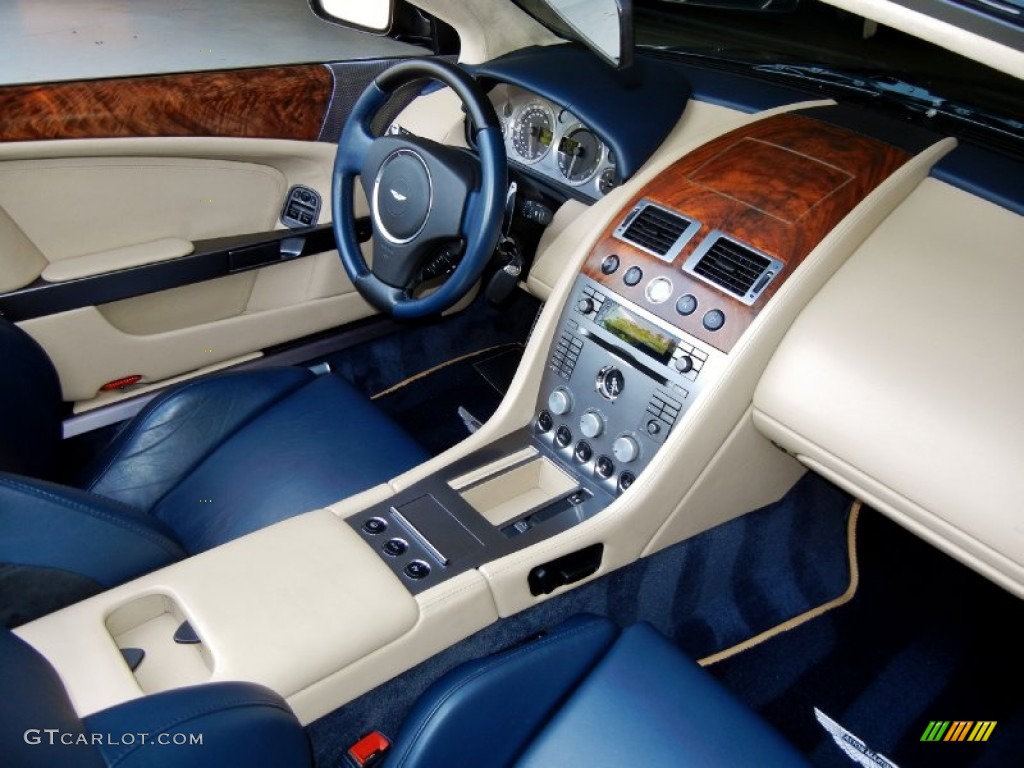 2006 DB9 Volante - Midnight Blue / Blue/Beige photo #27