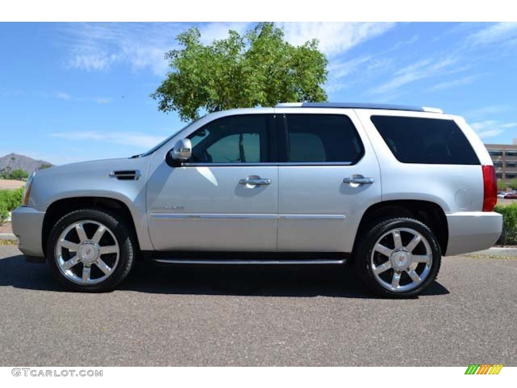 Silver Lining Metallic 2011 Cadillac Escalade Luxury AWD Exterior Photo #68684645