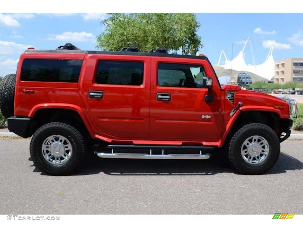 Victory Red 2007 Hummer H2 SUV Exterior Photo #68684806