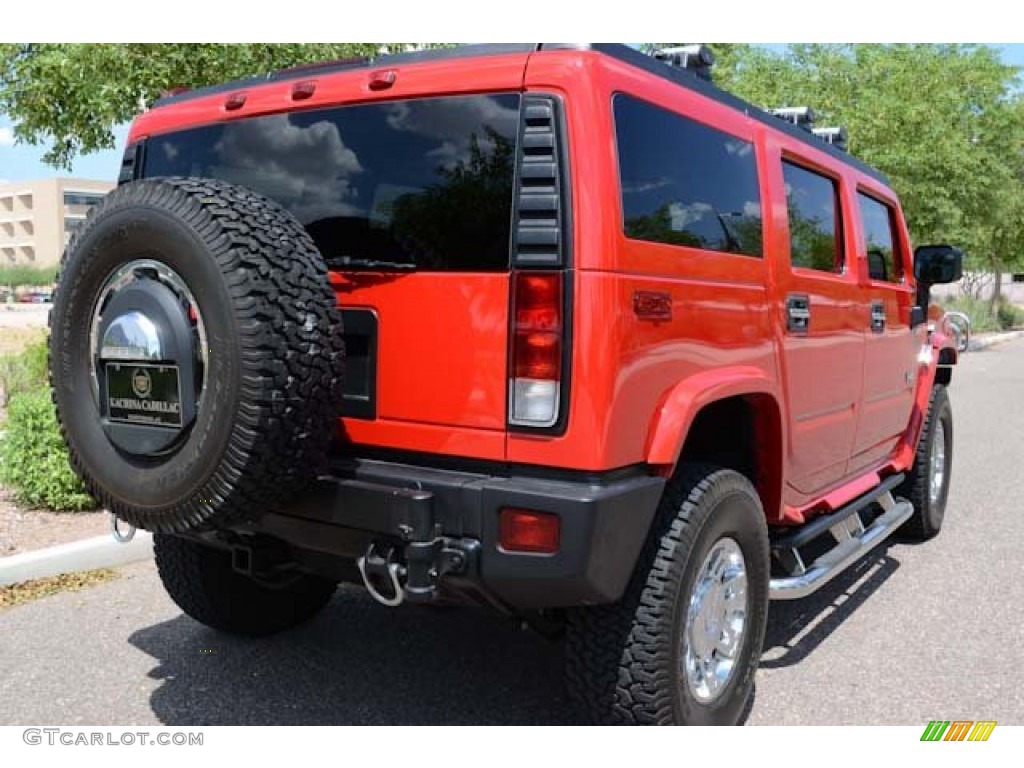 2007 H2 SUV - Victory Red / Ebony Black photo #3
