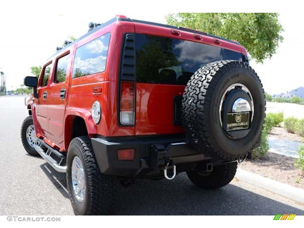 2007 H2 SUV - Victory Red / Ebony Black photo #4