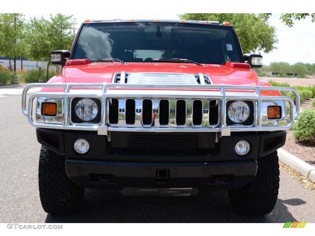 2007 H2 SUV - Victory Red / Ebony Black photo #7