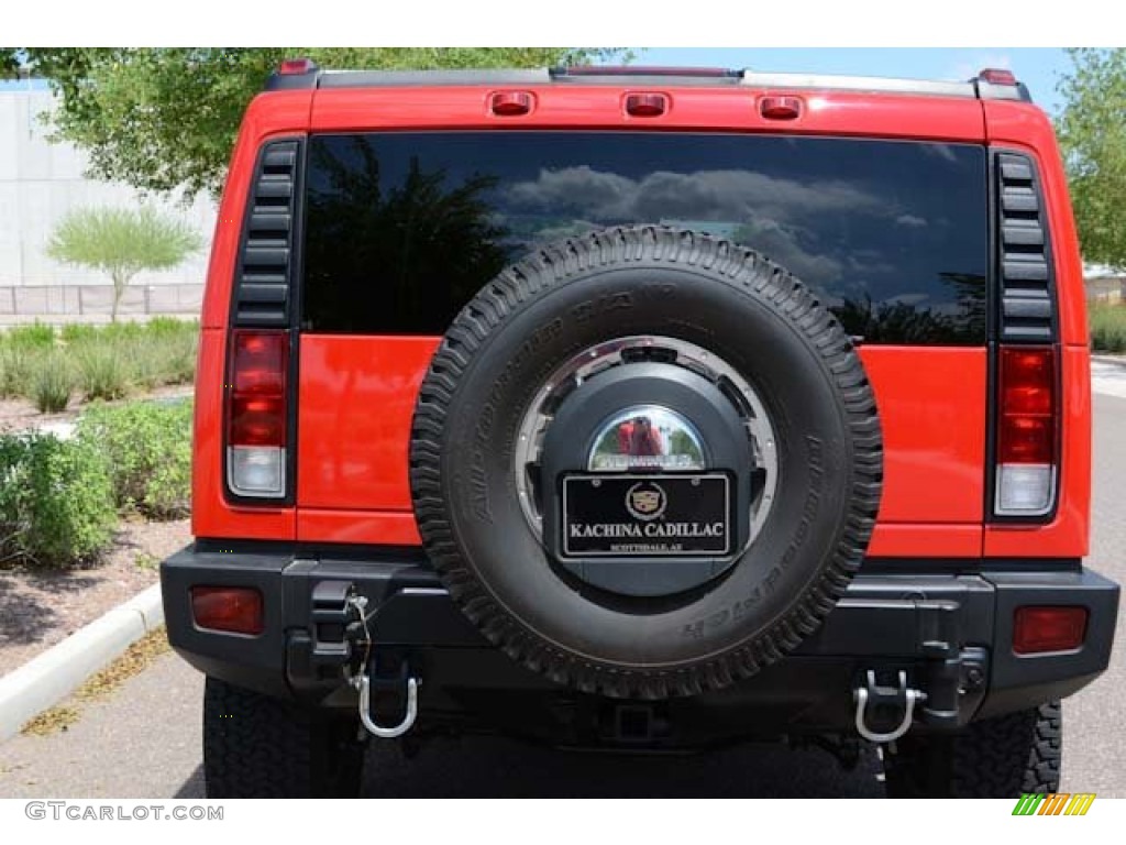 2007 H2 SUV - Victory Red / Ebony Black photo #8