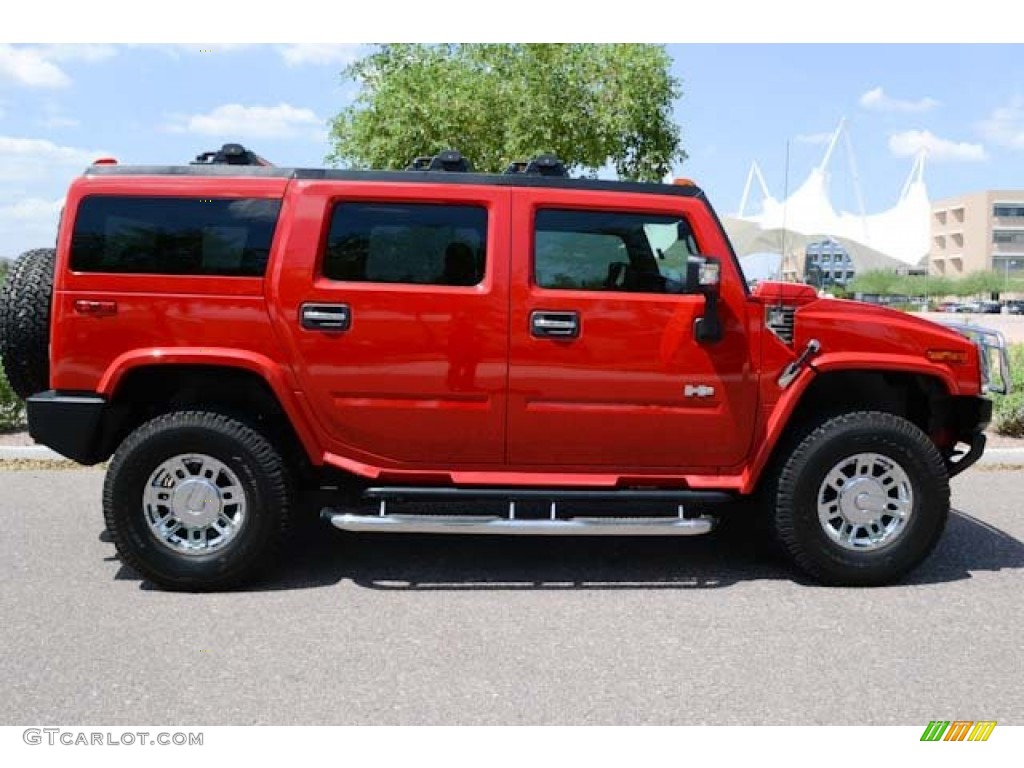 2007 H2 SUV - Victory Red / Ebony Black photo #10
