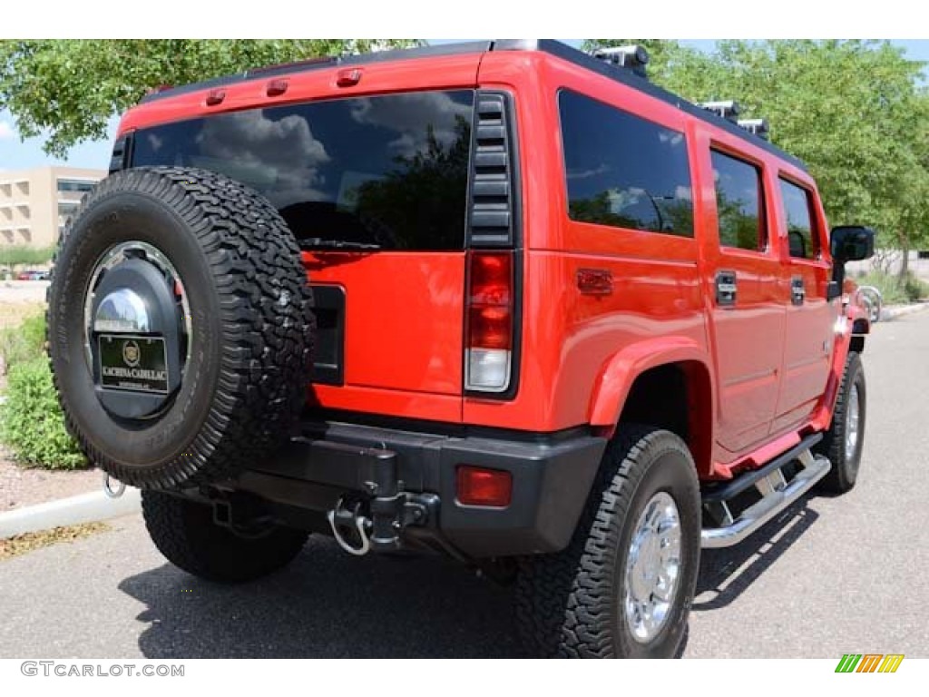 2007 H2 SUV - Victory Red / Ebony Black photo #11