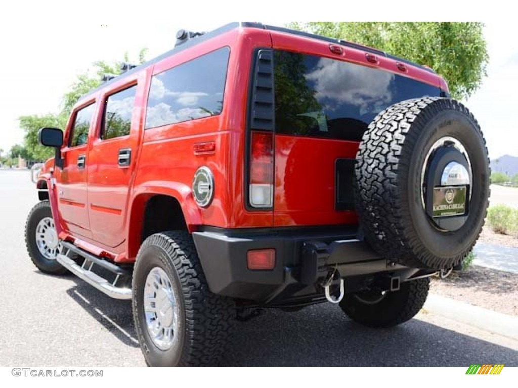 2007 H2 SUV - Victory Red / Ebony Black photo #12
