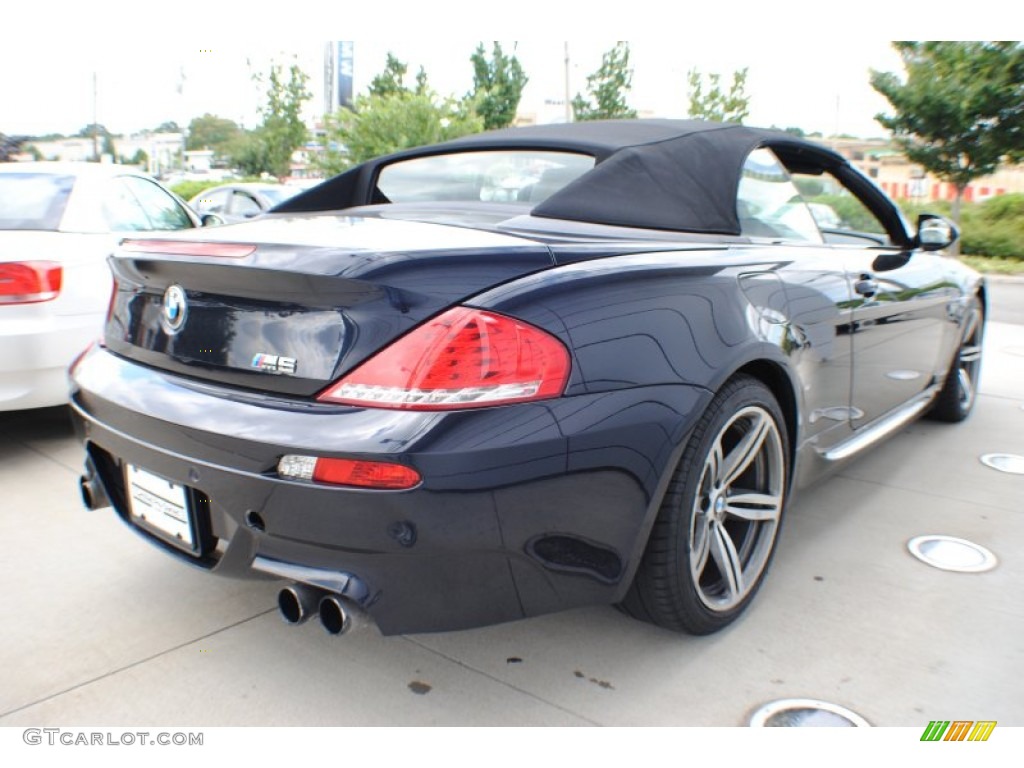 2009 M6 Convertible - Carbon Black Metallic / Black Merino Leather photo #6
