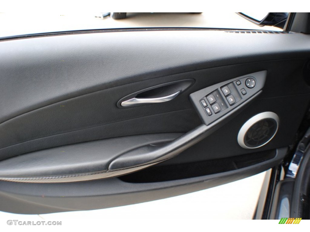 2009 M6 Convertible - Carbon Black Metallic / Black Merino Leather photo #10