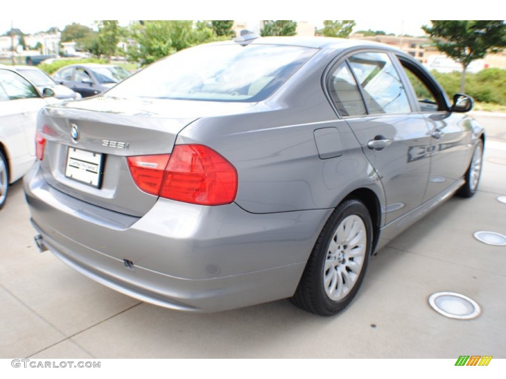 2009 3 Series 328xi Sedan - Space Grey Metallic / Beige photo #6