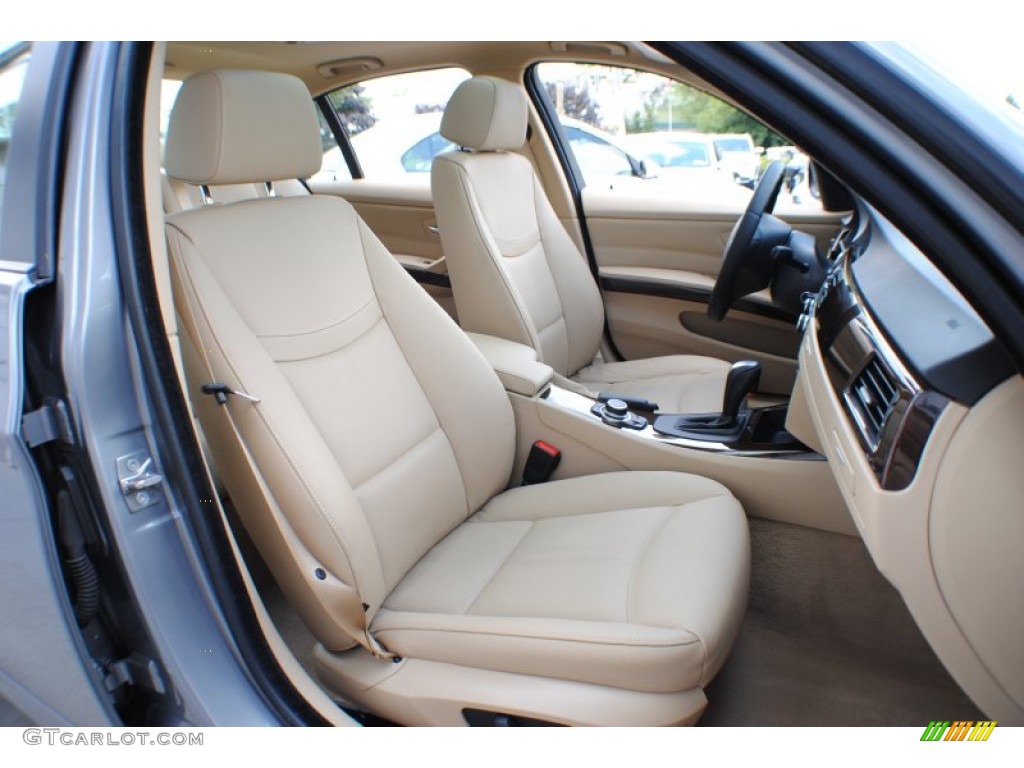 2009 3 Series 328xi Sedan - Space Grey Metallic / Beige photo #10
