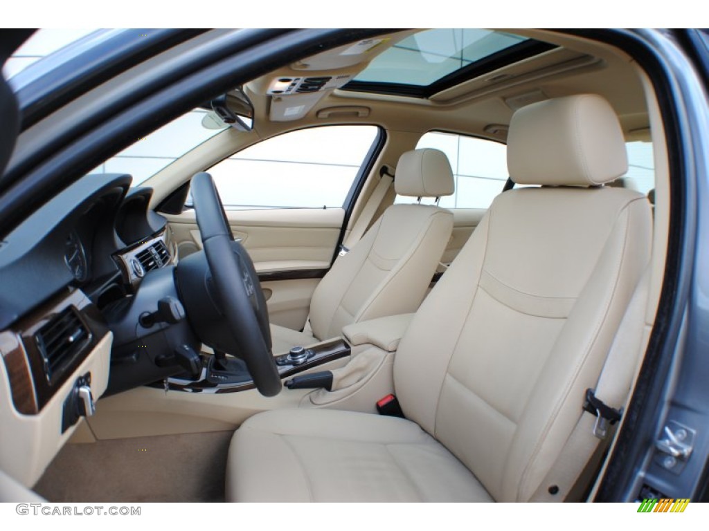 2009 3 Series 328xi Sedan - Space Grey Metallic / Beige photo #12