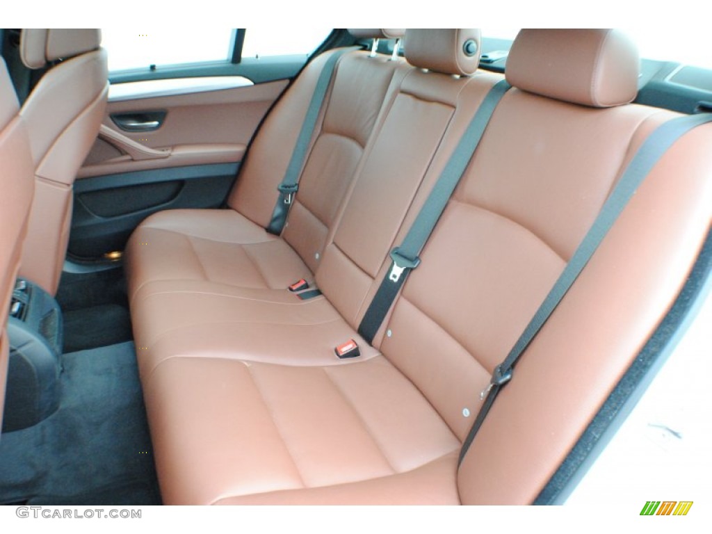 Cinnamon Brown Interior 2011 BMW 5 Series 550i xDrive Sedan Photo #68685943