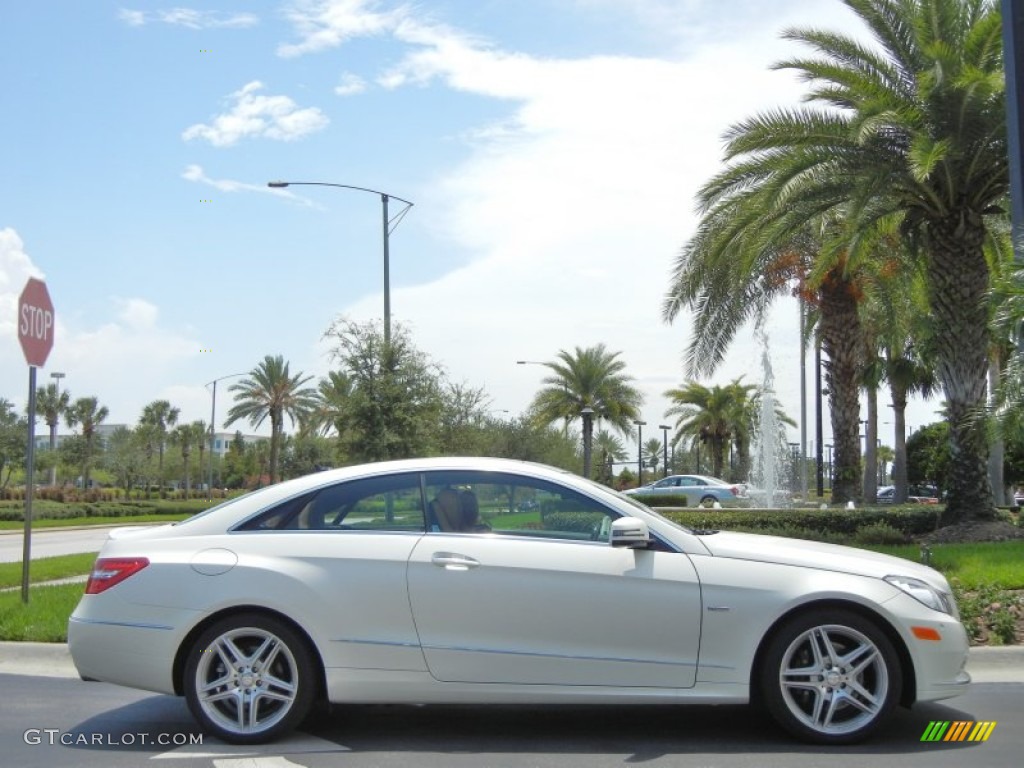designo Magno Cashmere White Matte 2012 Mercedes-Benz E 350 Coupe Exterior Photo #68686594