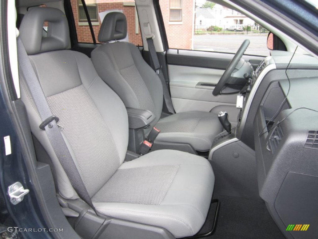 Pastel Slate Gray Interior 2007 Jeep Compass Sport 4x4 Photo #68686969