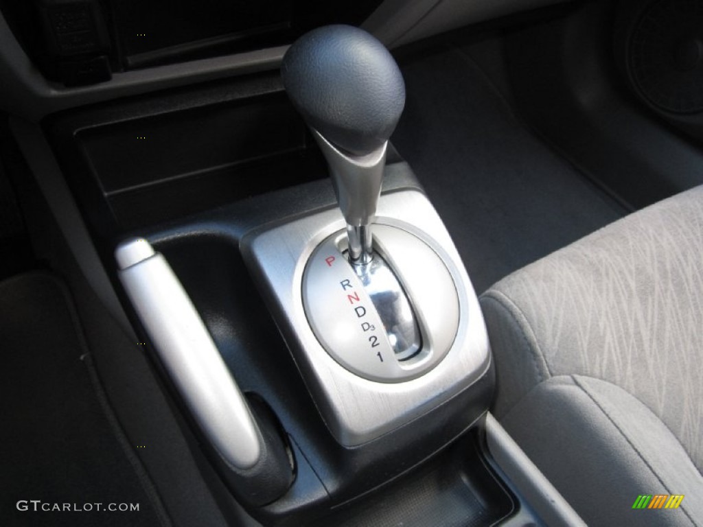 2007 Civic LX Coupe - Alabaster Silver Metallic / Gray photo #18