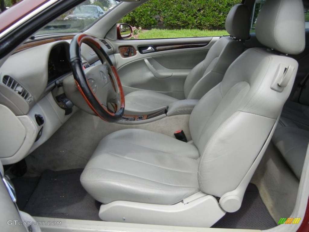 Ash Interior 2002 Mercedes-Benz CLK 320 Coupe Photo #68688151