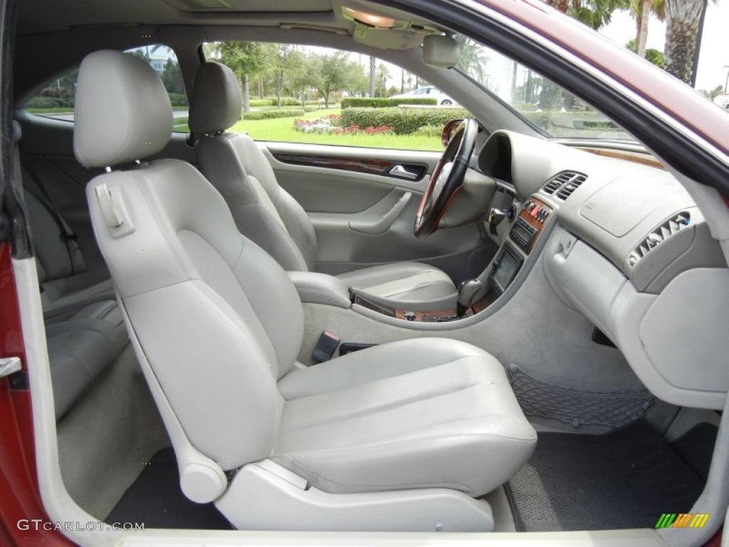 Ash Interior 2002 Mercedes-Benz CLK 320 Coupe Photo #68688193