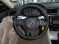Cornsilk Beige Steering Wheel Photo for 2013 Volkswagen Passat #68688805