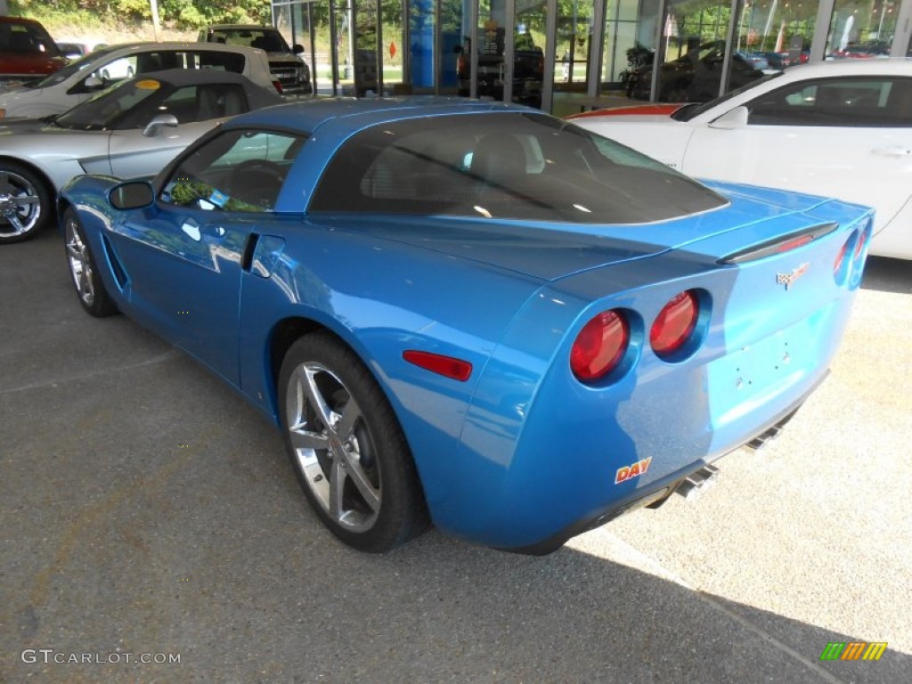 2009 Corvette Coupe - Jetstream Blue Metallic / Ebony photo #4