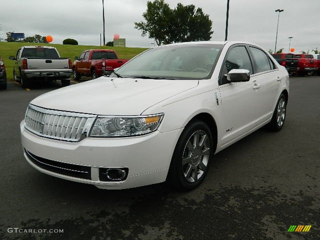 White Platinum Tri-Coat 2009 Lincoln MKZ Sedan Exterior Photo #68690251