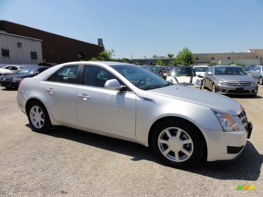 2009 CTS 4 AWD Sedan - Radiant Silver / Light Titanium/Ebony photo #7