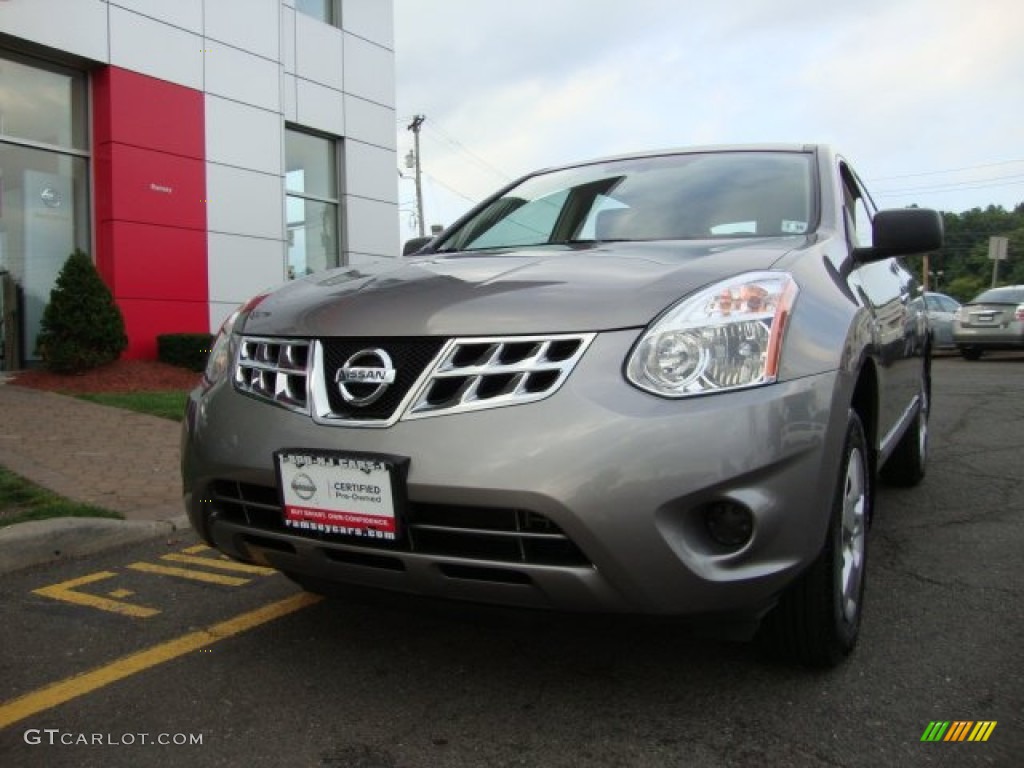 2011 Rogue S AWD - Platinum Graphite / Black photo #1
