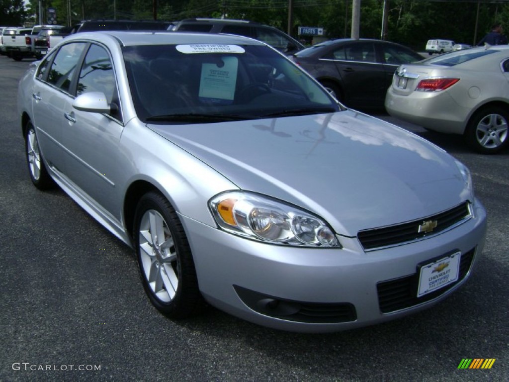 2010 Impala LTZ - Silver Ice Metallic / Ebony photo #3