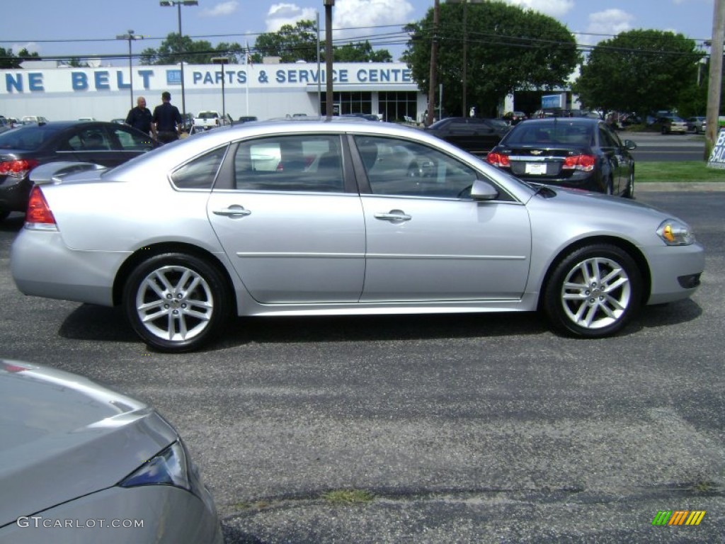 2010 Impala LTZ - Silver Ice Metallic / Ebony photo #7