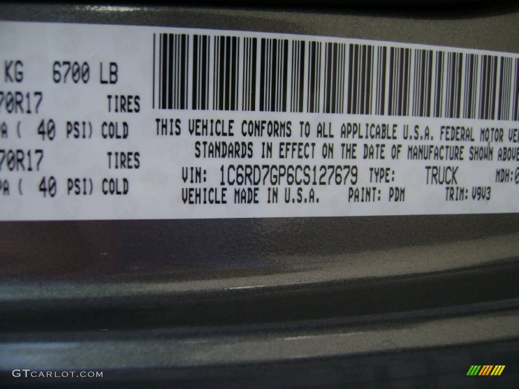 2012 Ram 1500 SLT Quad Cab 4x4 - Mineral Gray Metallic / Dark Slate Gray/Medium Graystone photo #15