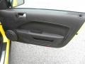 Dark Charcoal 2005 Ford Mustang V6 Premium Convertible Door Panel