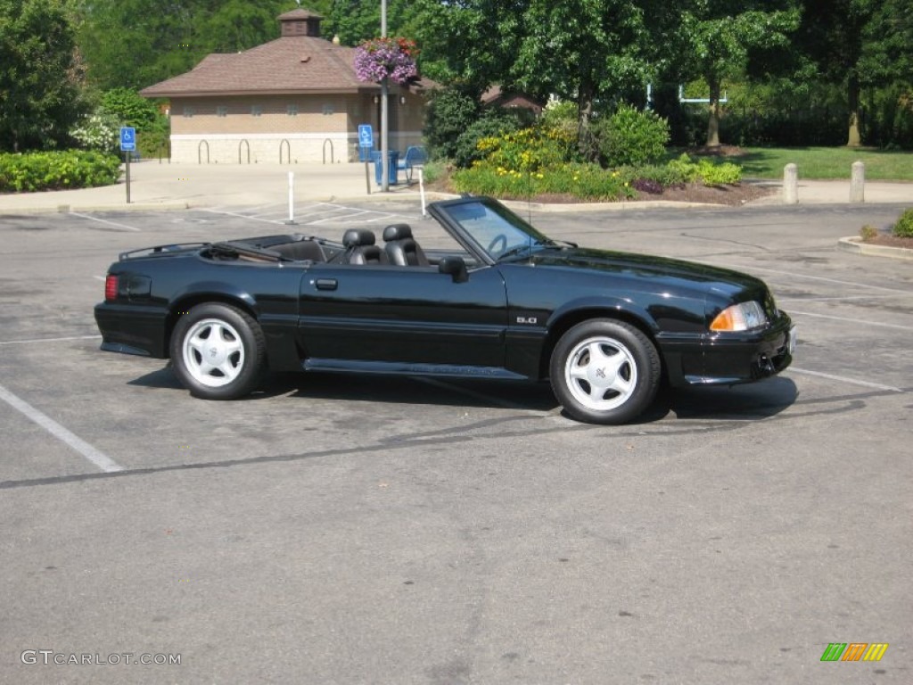 Black 1992 Ford Mustang GT Convertible Exterior Photo #68693803