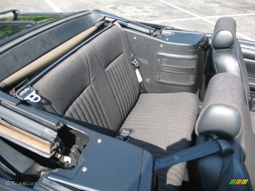 1992 Ford Mustang GT Convertible Rear Seat Photos