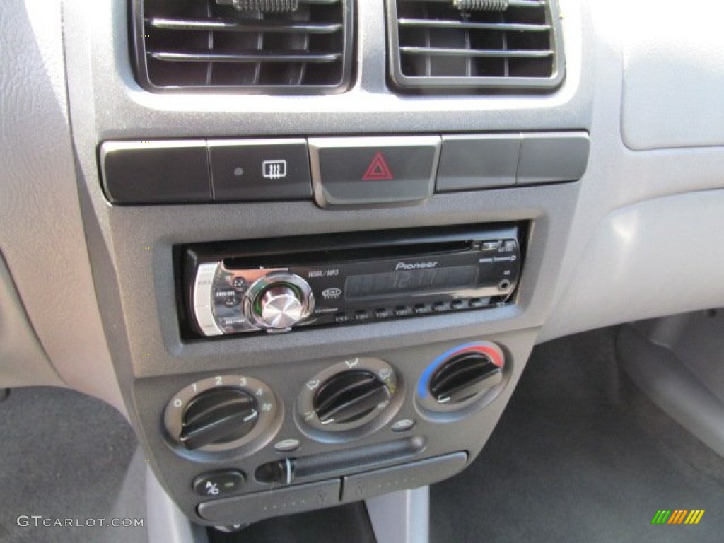 2005 Accent GLS Coupe - Stormy Gray / Gray photo #15